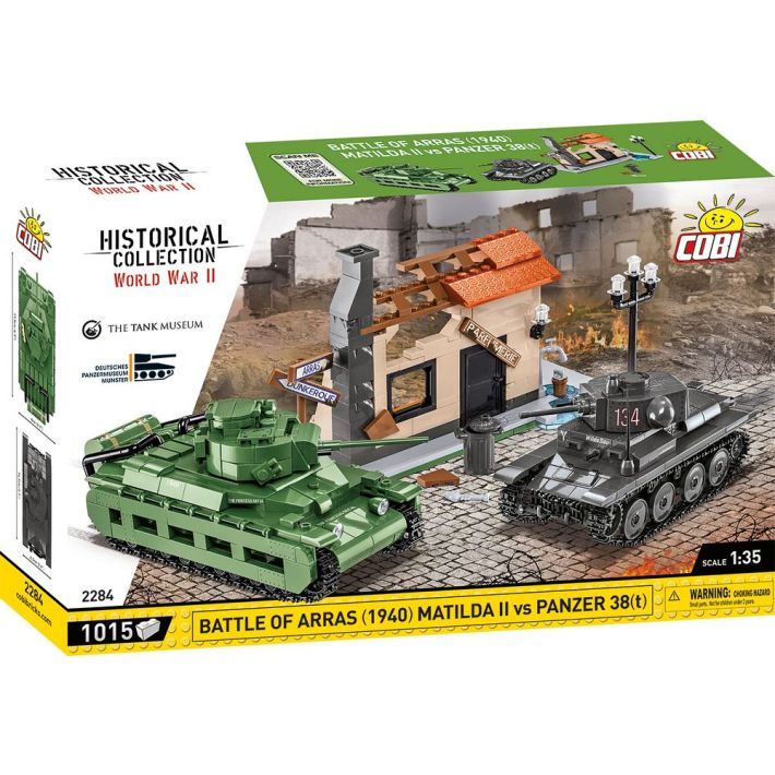 Battle of Arras 1940 Matilda II vs Panzer 38 t COBI 2284 Tanks and vehicles Cobi.eu